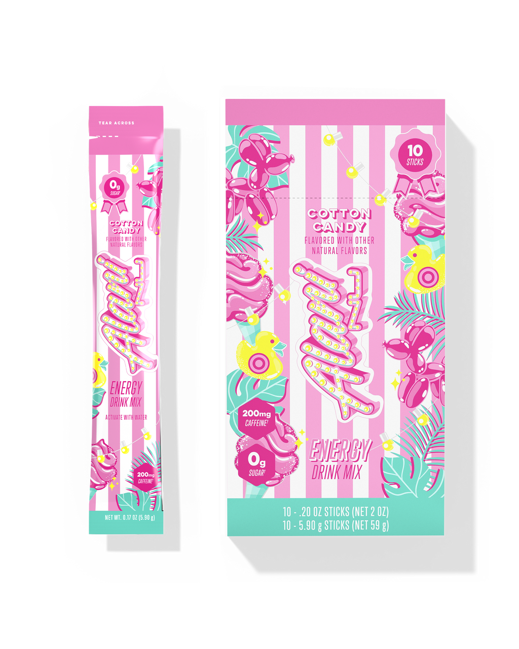 Energy Sticks - Cotton Candy (W6ZB)
