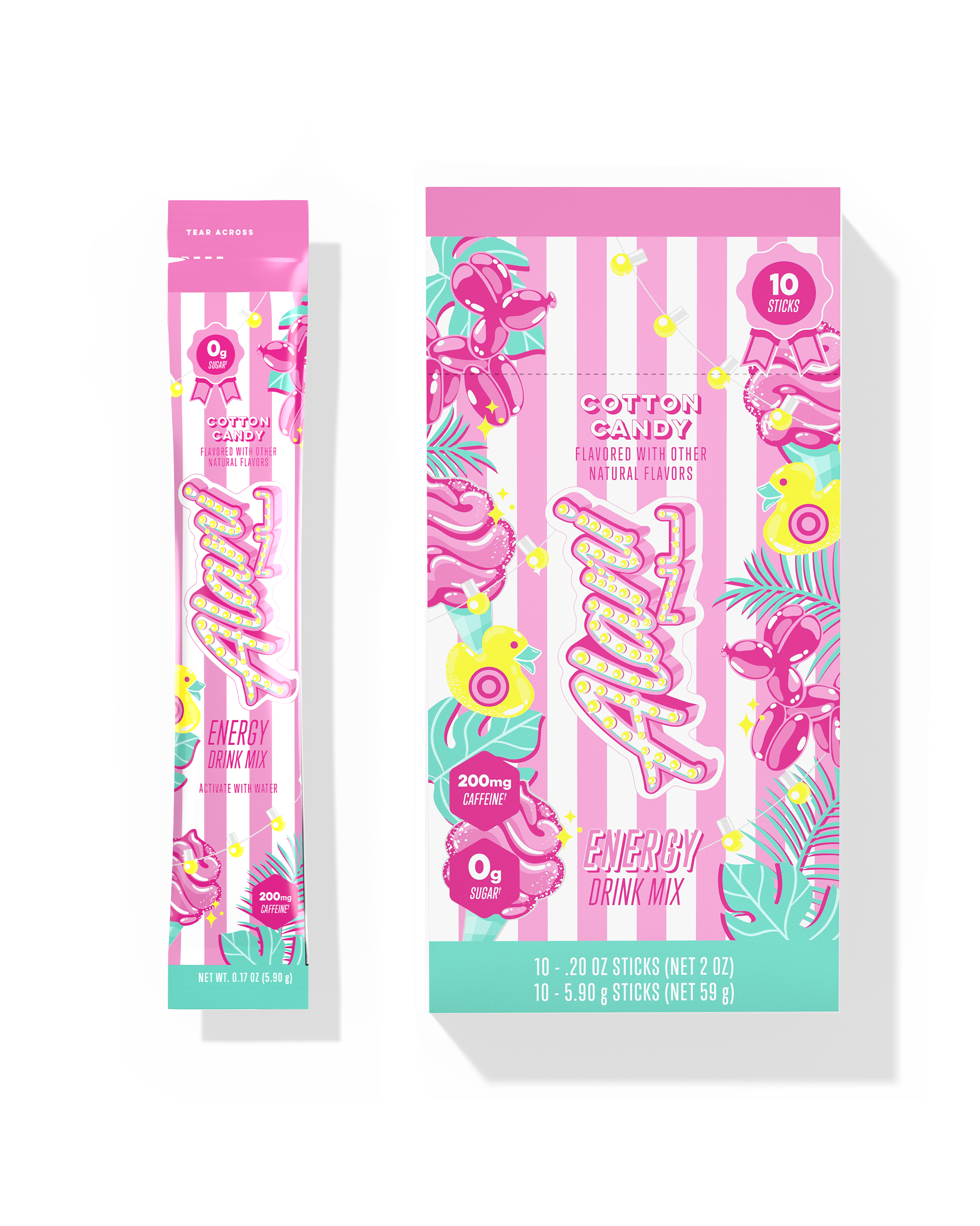 Energy Sticks - Cotton Candy (W6ZB)