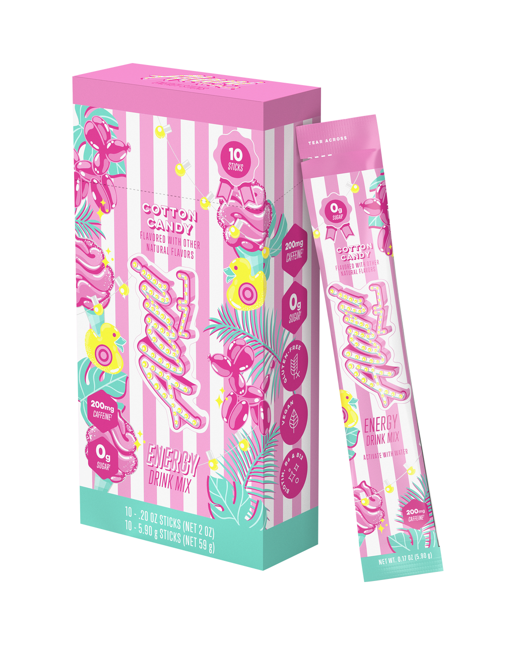 Energy Sticks - Cotton Candy (W6ZB)