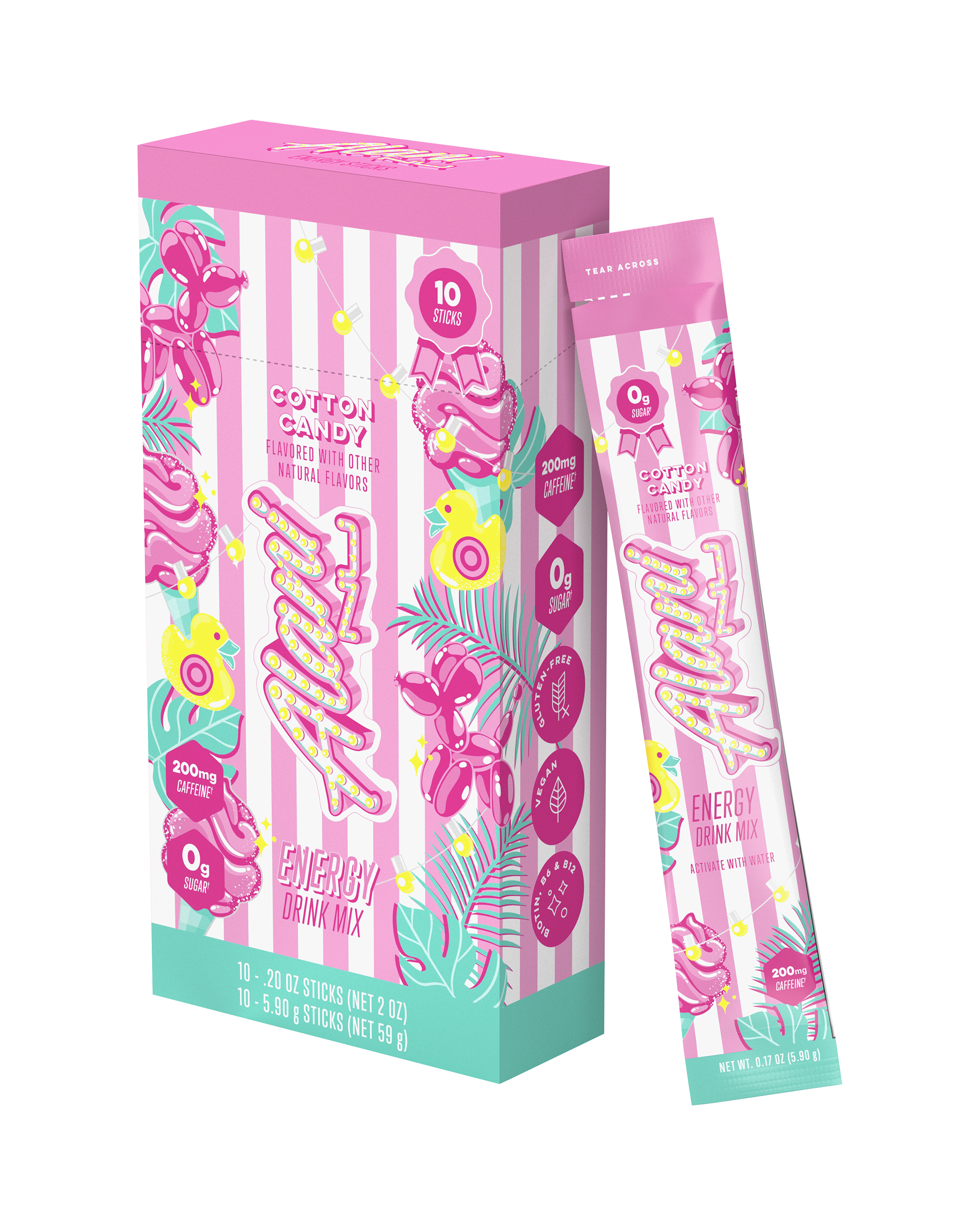 Energy Sticks - Cotton Candy (W6ZB)