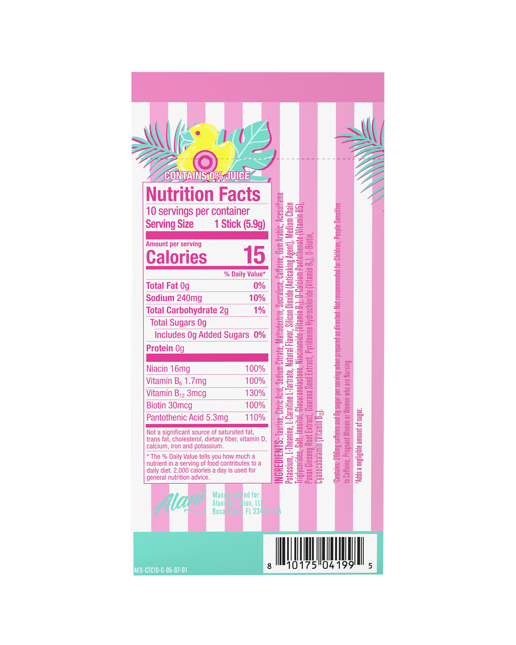 Energy Sticks - Cotton Candy (W6ZB)