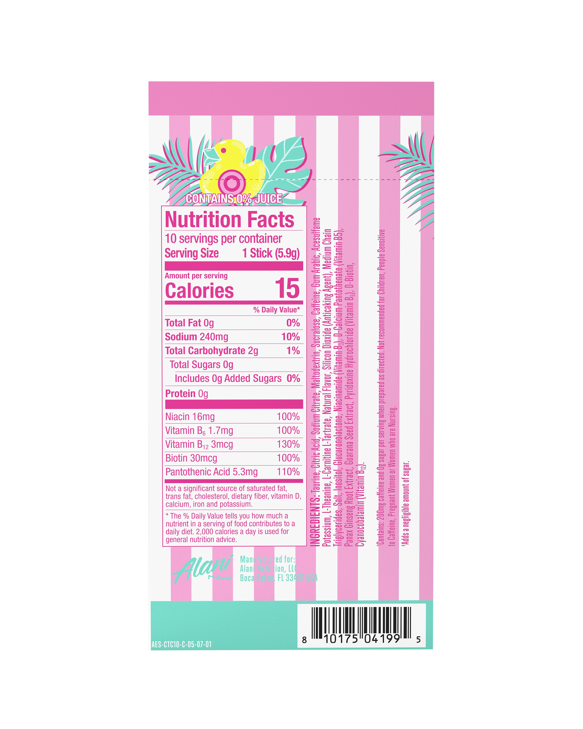 Energy Sticks - Cotton Candy (W6ZB)