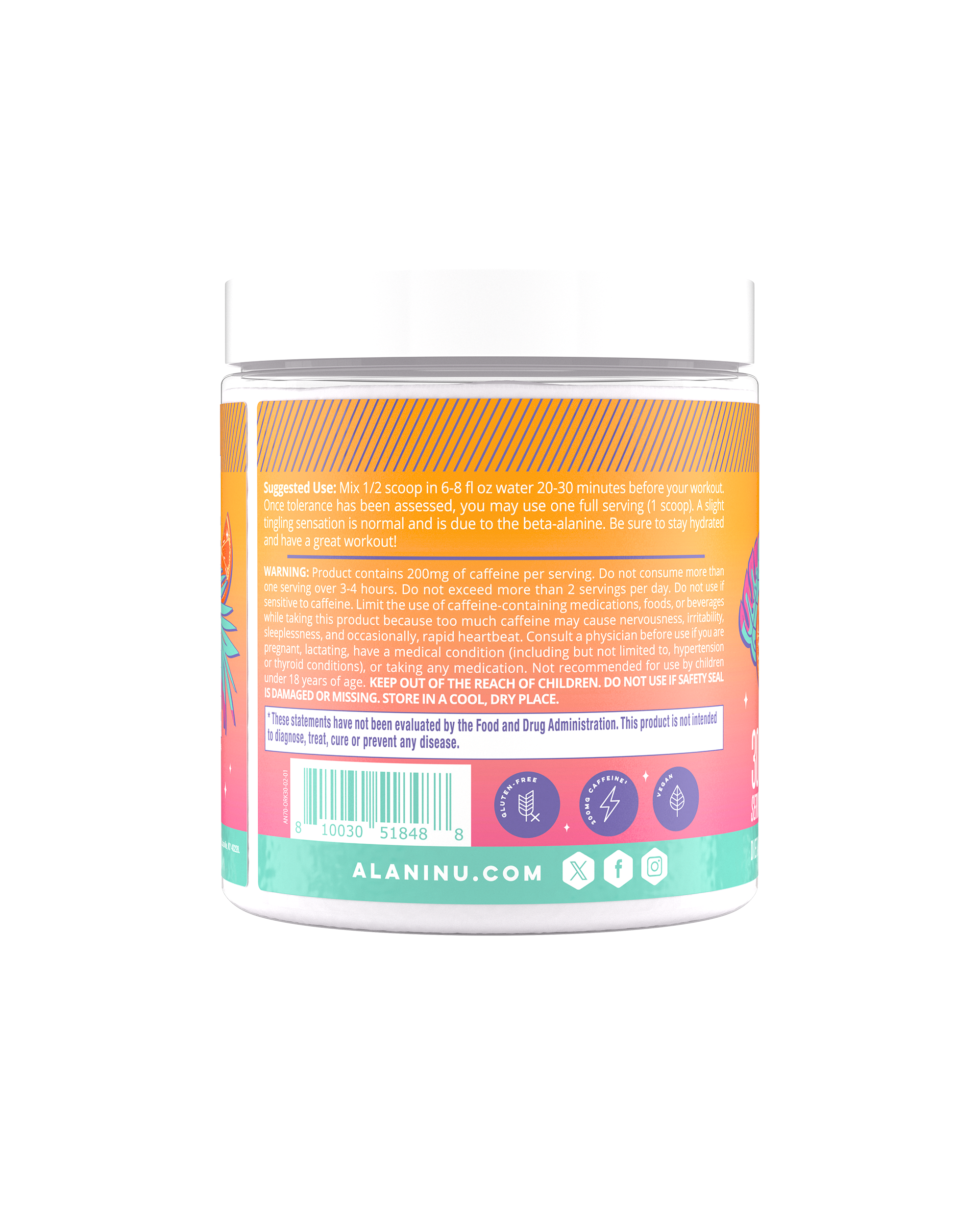 Pre-Workout - Orange Kiss (Y2HI)