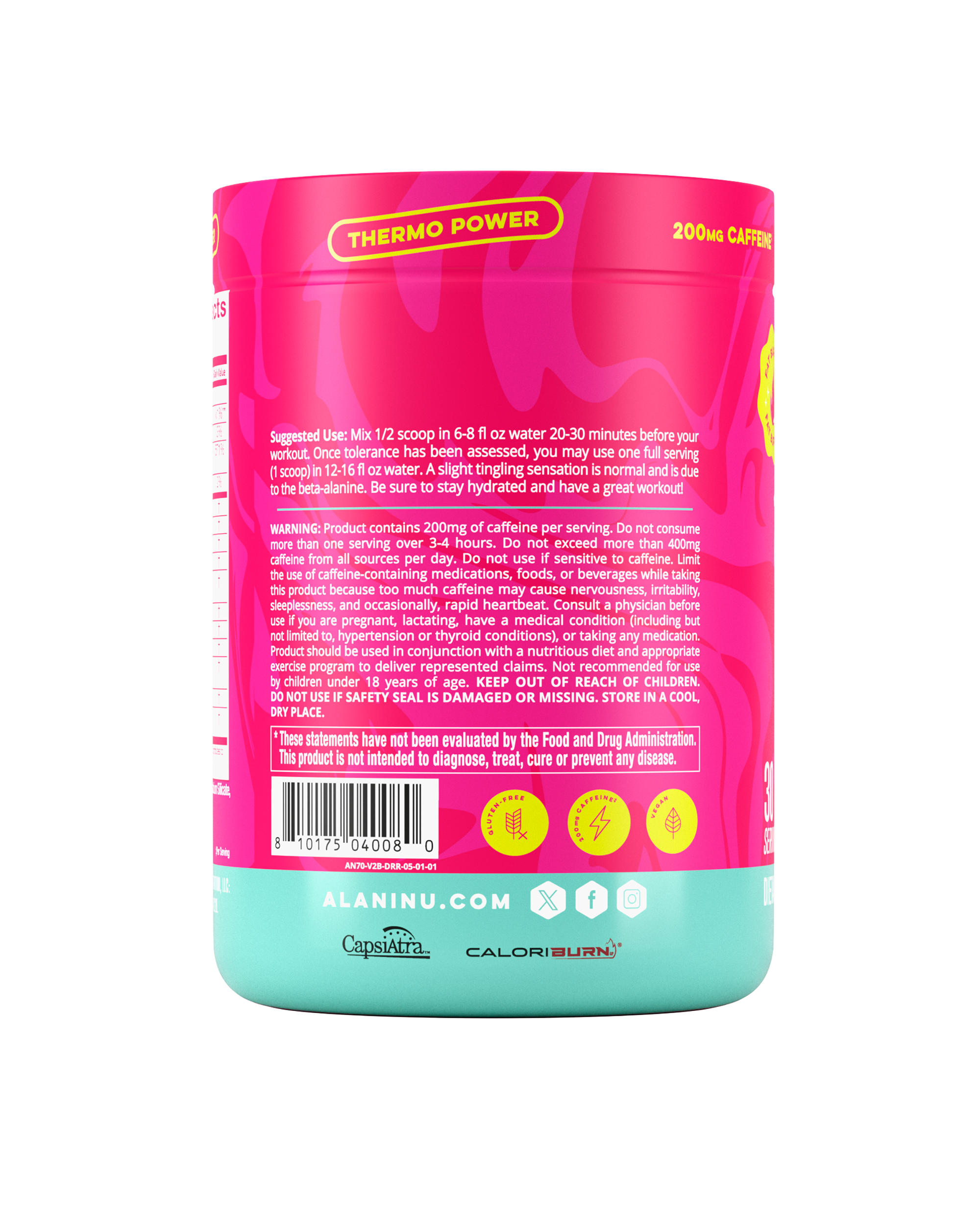 Pre-Workout+ Burn - Dragon Fruit Rush (DMHW)