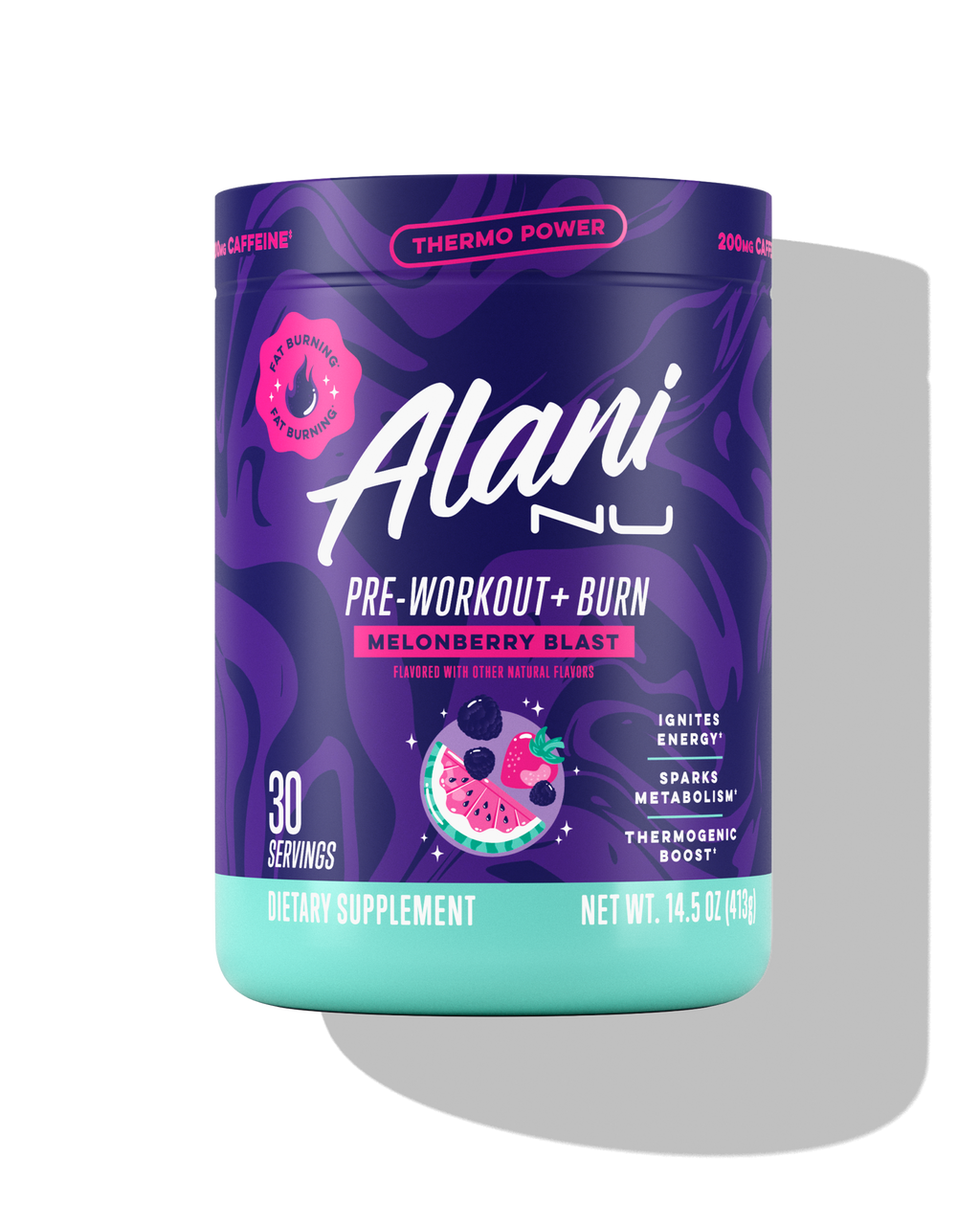 Pre-Workout+ Burn - Melonberry Blast (QAFF)