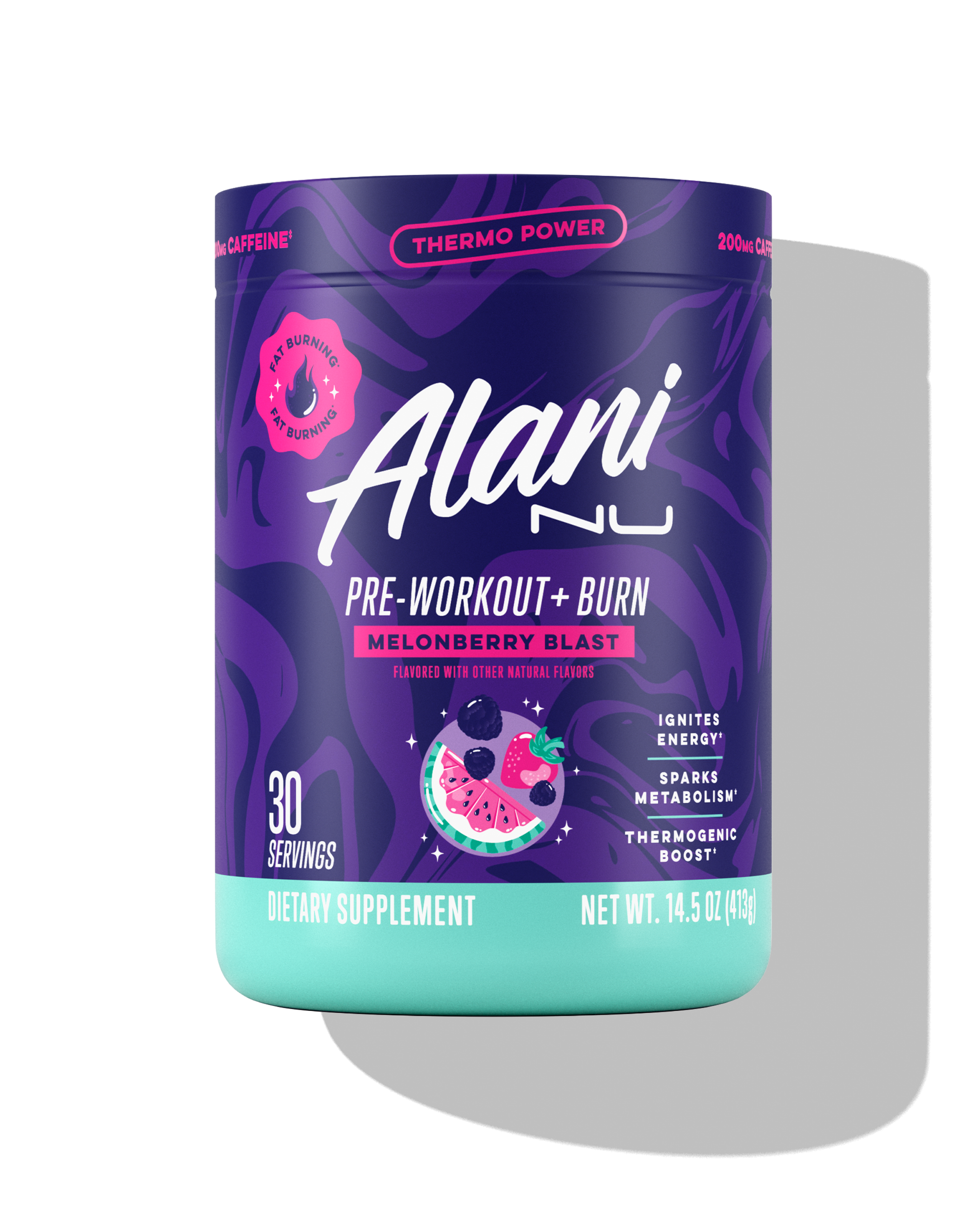 Pre-Workout+ Burn - Melonberry Blast (QAFF)