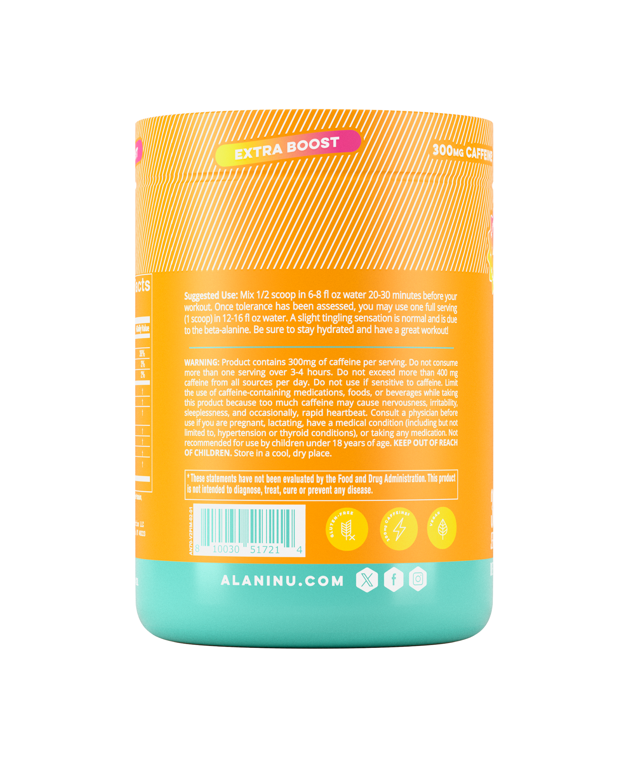 Pre-Workout+ - Paradise Swirl (6IY2)