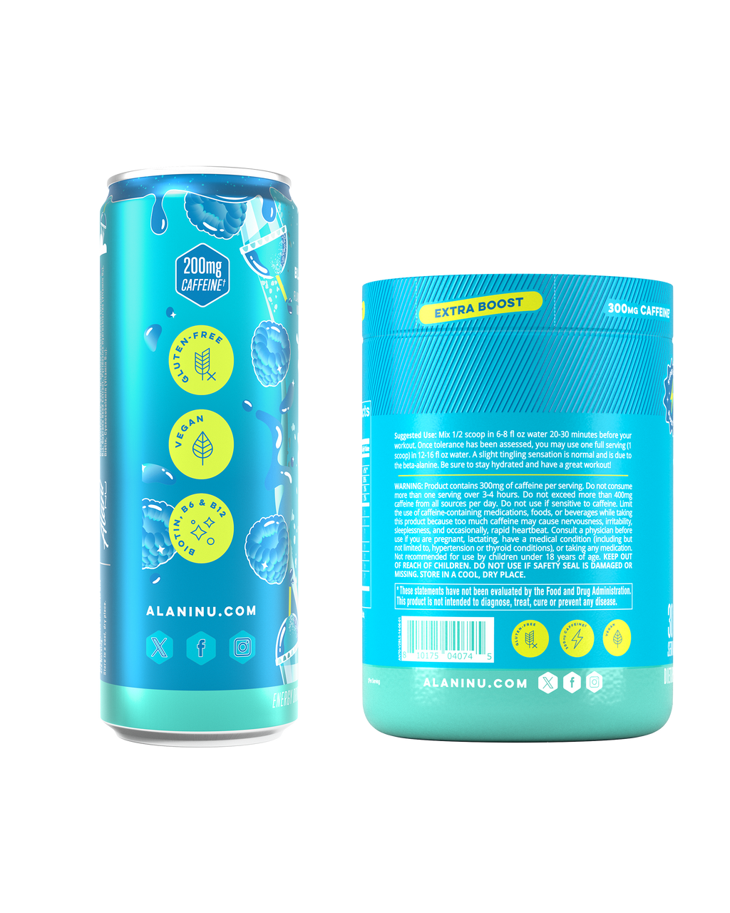 Energy Drink & Pre-Workout+ - Blue Slush (VYMY)