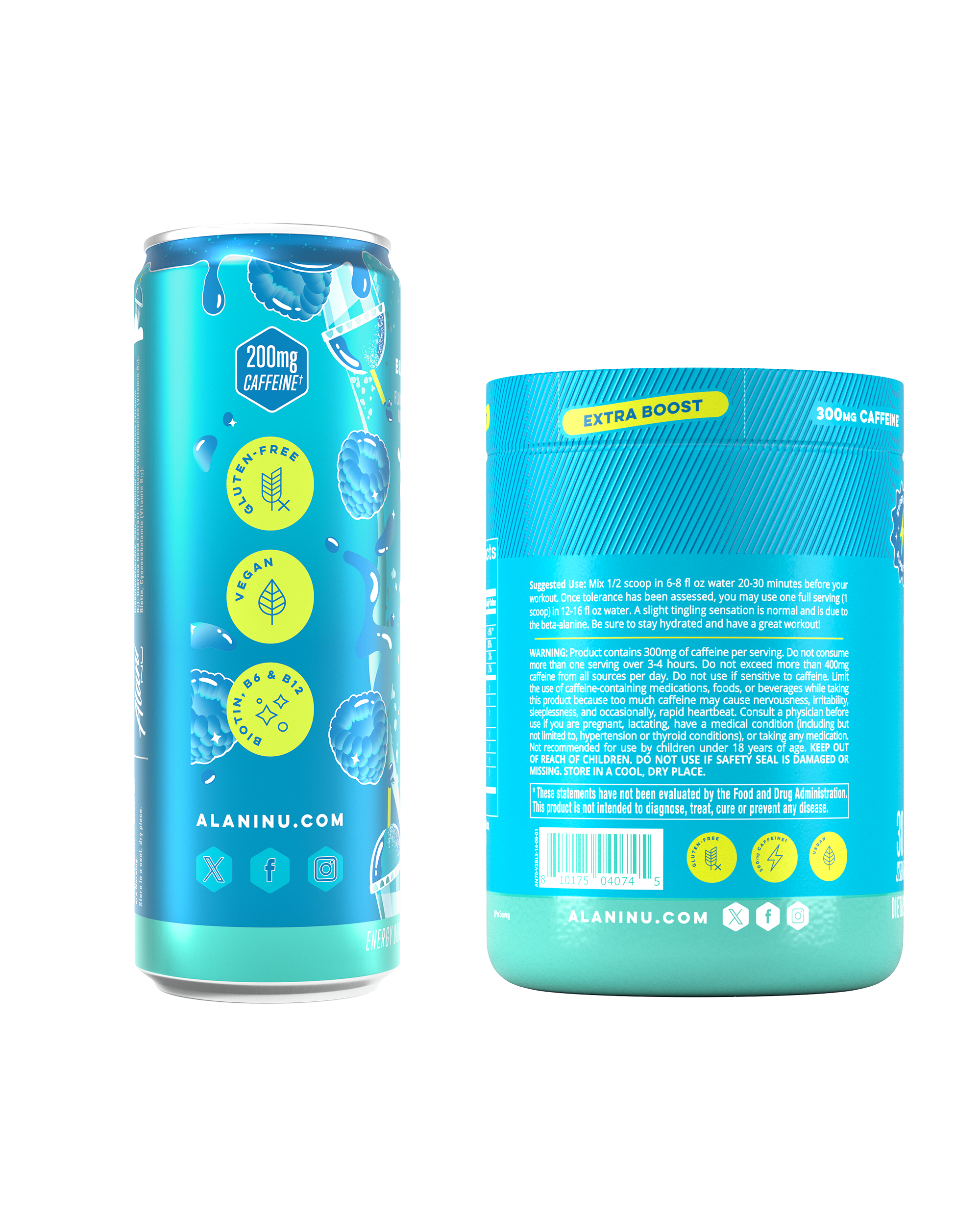 Energy Drink & Pre-Workout+ - Blue Slush (VYMY)