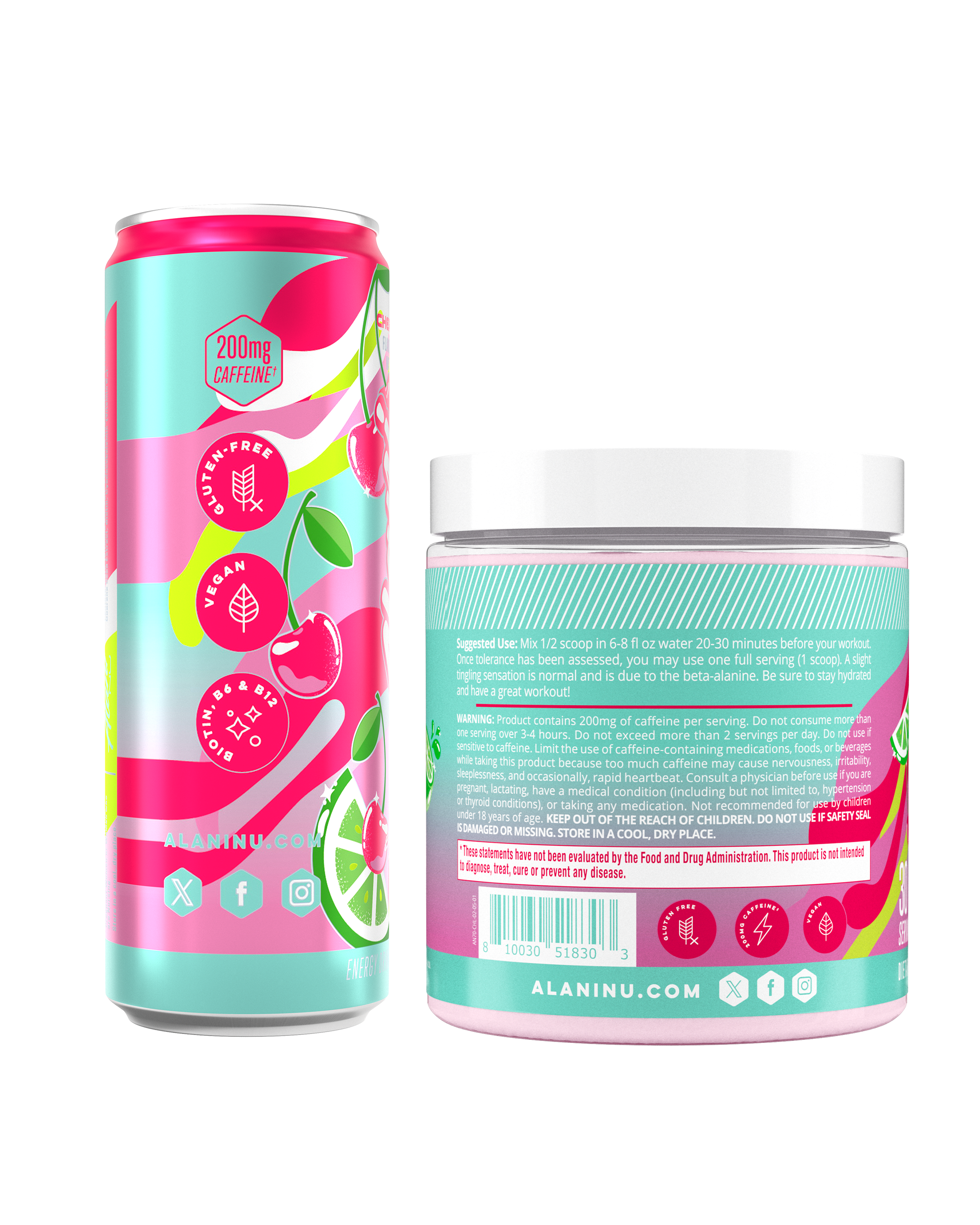 Energy Drink & Pre-Workout - Cherry Twist (B0KQ)