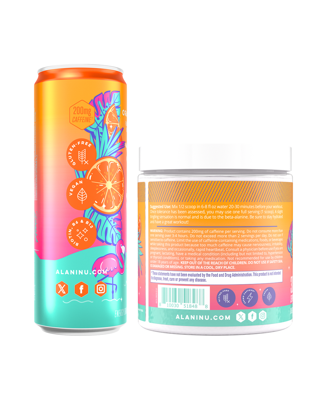 Energy Drink & Pre-Workout - Orange Kiss (GJYX)