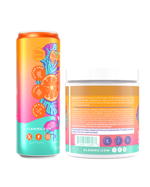 Energy Drink & Pre-Workout - Orange Kiss (GJYX)