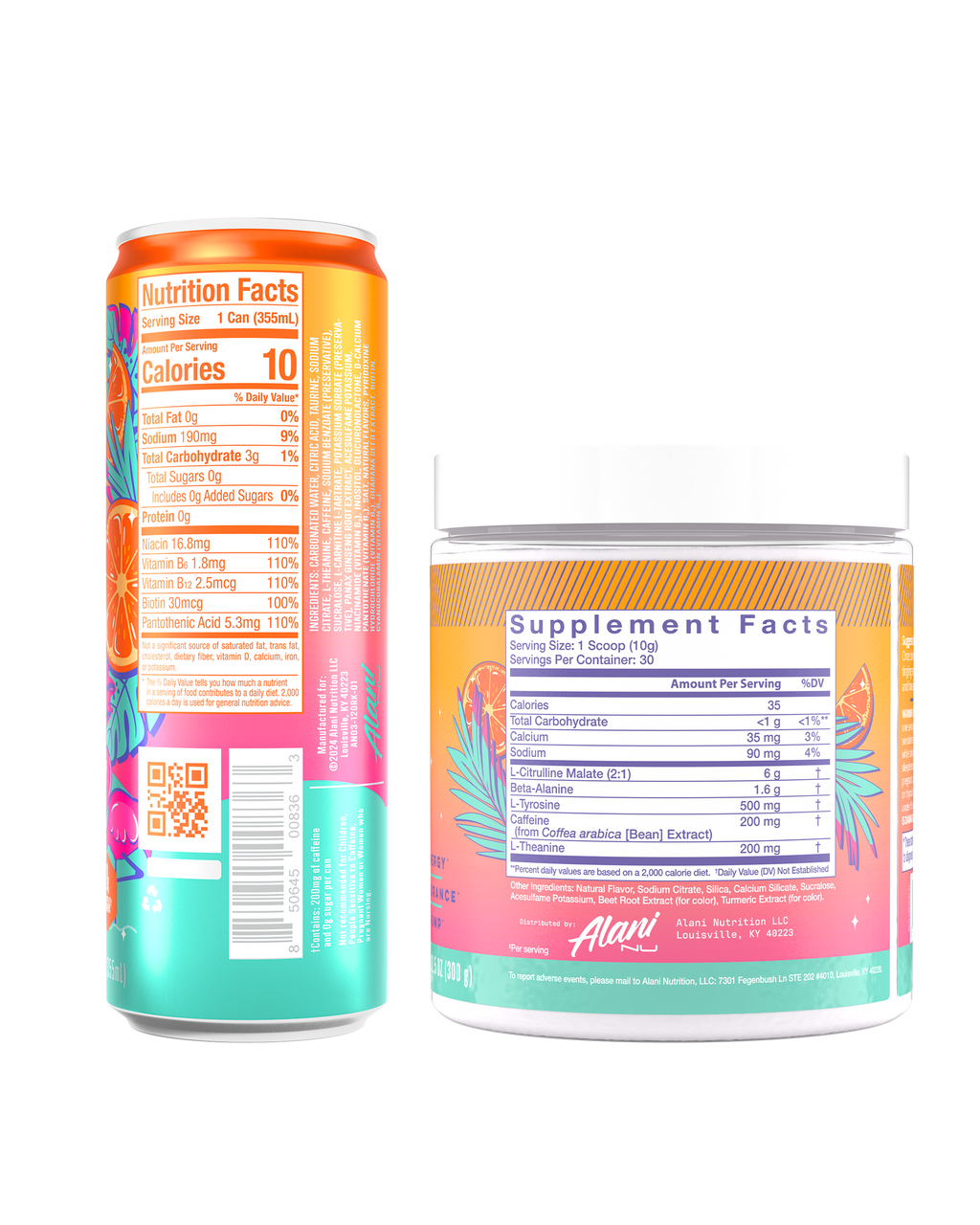 Energy Drink & Pre-Workout - Orange Kiss (GJYX)