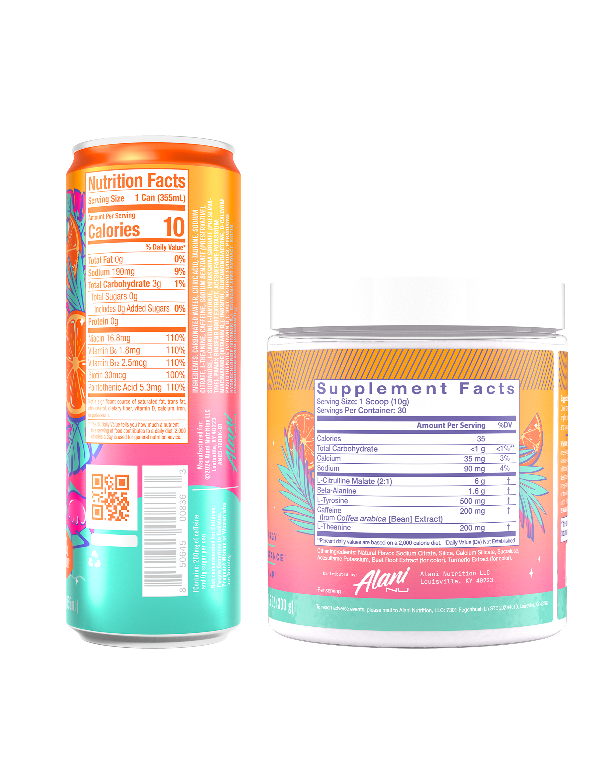 Energy Drink & Pre-Workout - Orange Kiss (GJYX)