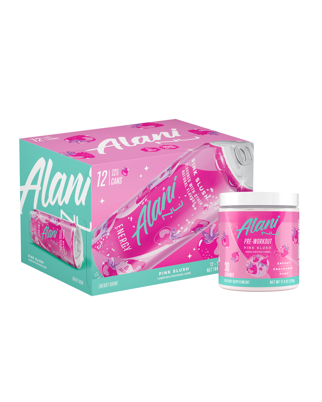 Energy Drink & Pre-Workout - Pink Slush (QWQO)