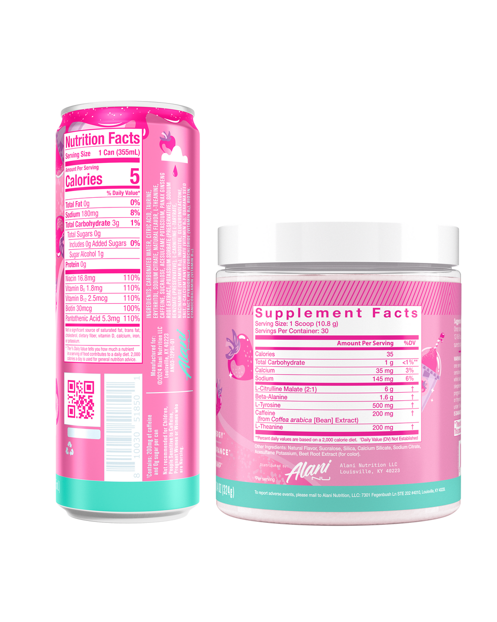 Energy Drink & Pre-Workout - Pink Slush (QWQO)