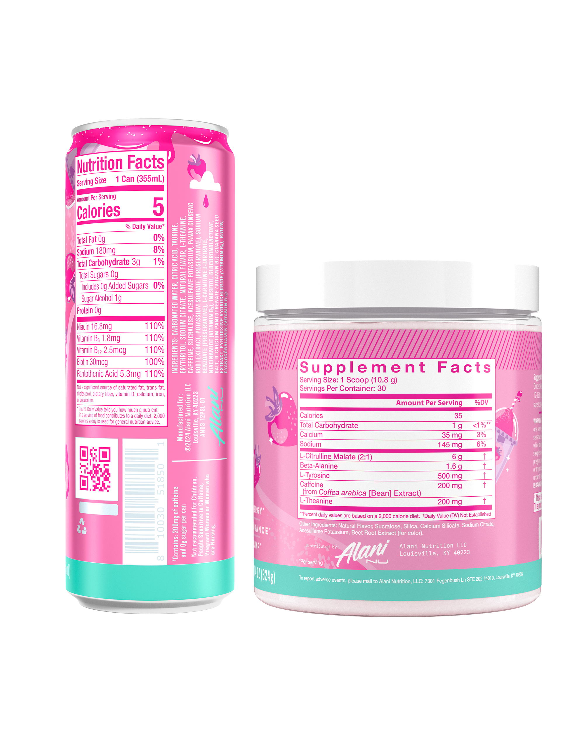 Energy Drink & Pre-Workout - Pink Slush (QWQO)