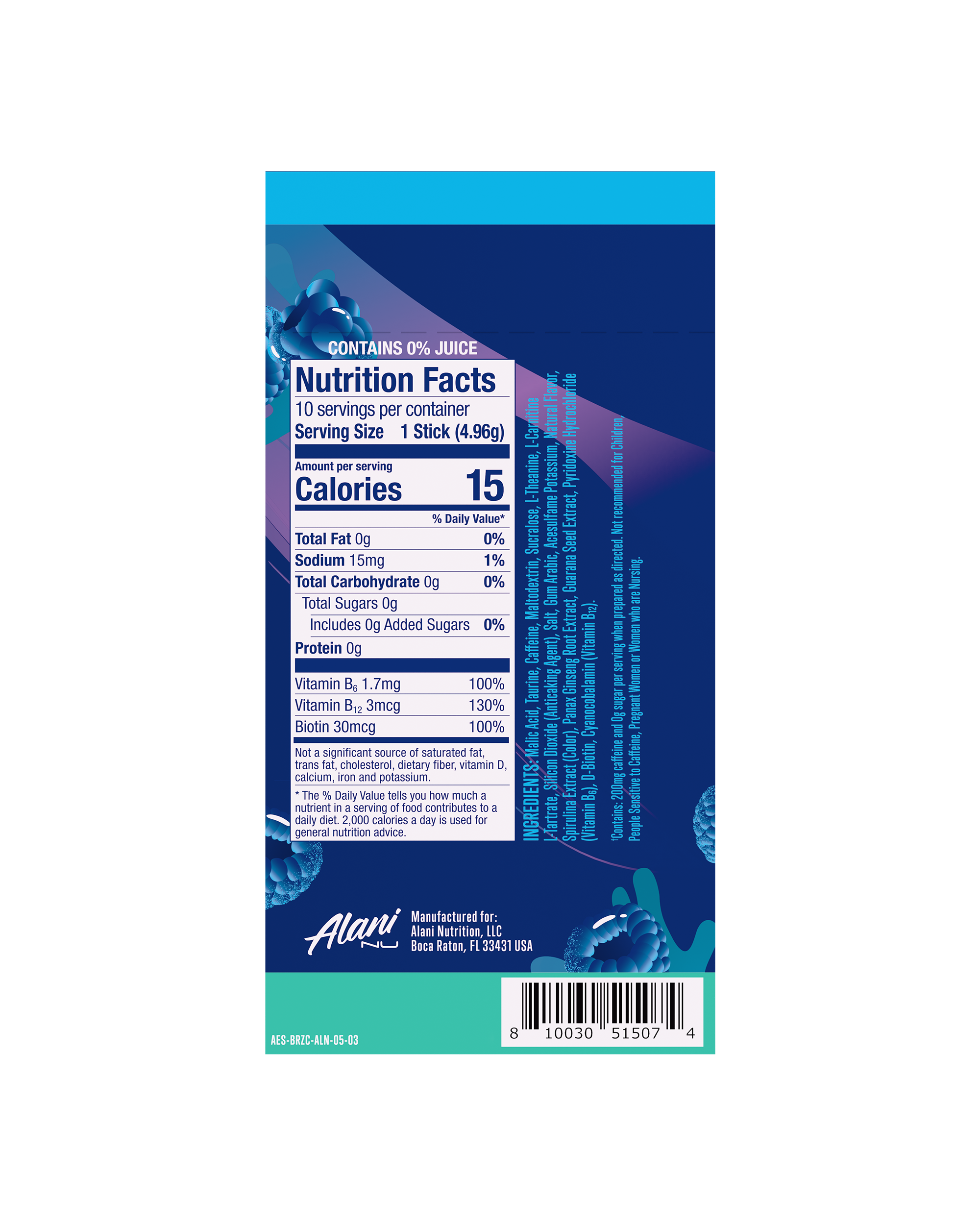 Energy Sticks - Breezeberry (8UKM)