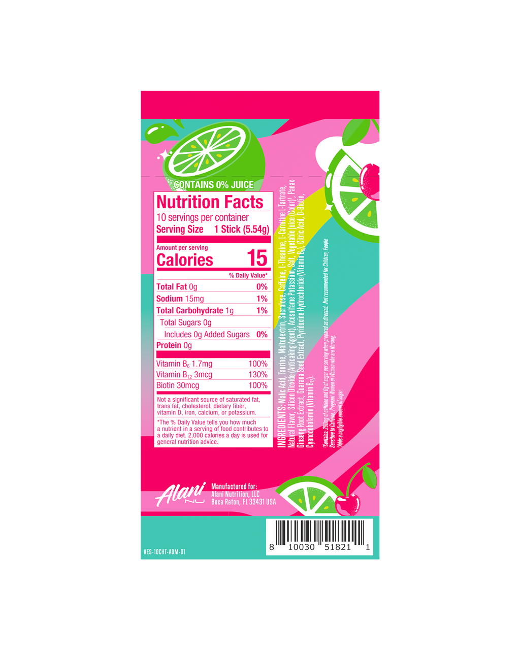 Energy Sticks - Cherry Twist (QC4I)