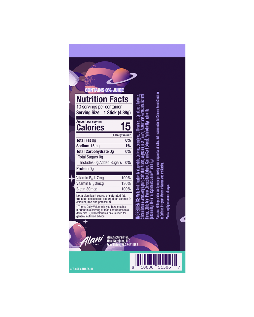 Energy Sticks - Cosmic Stardust (UNU2)