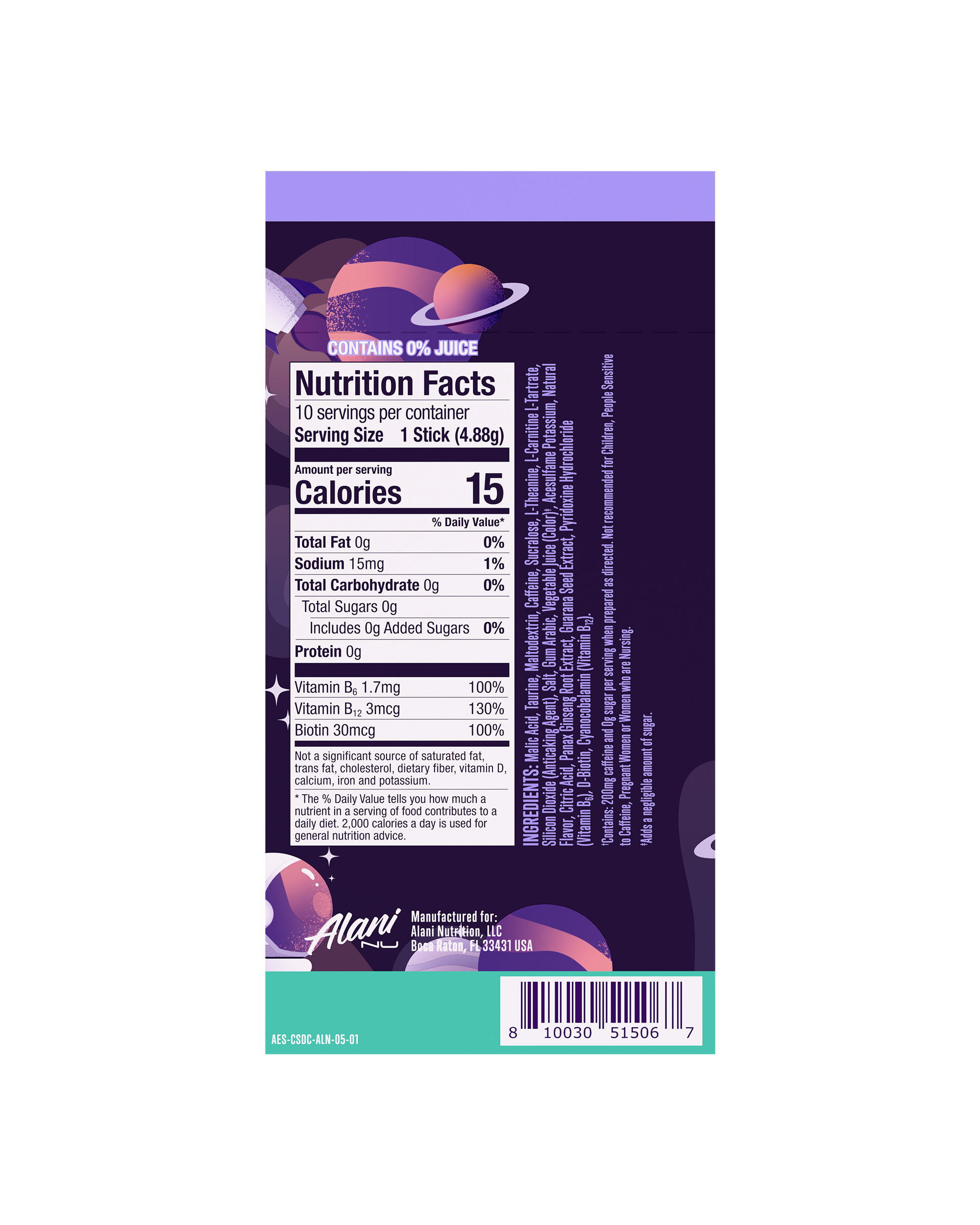 Energy Sticks - Cosmic Stardust (UNU2)