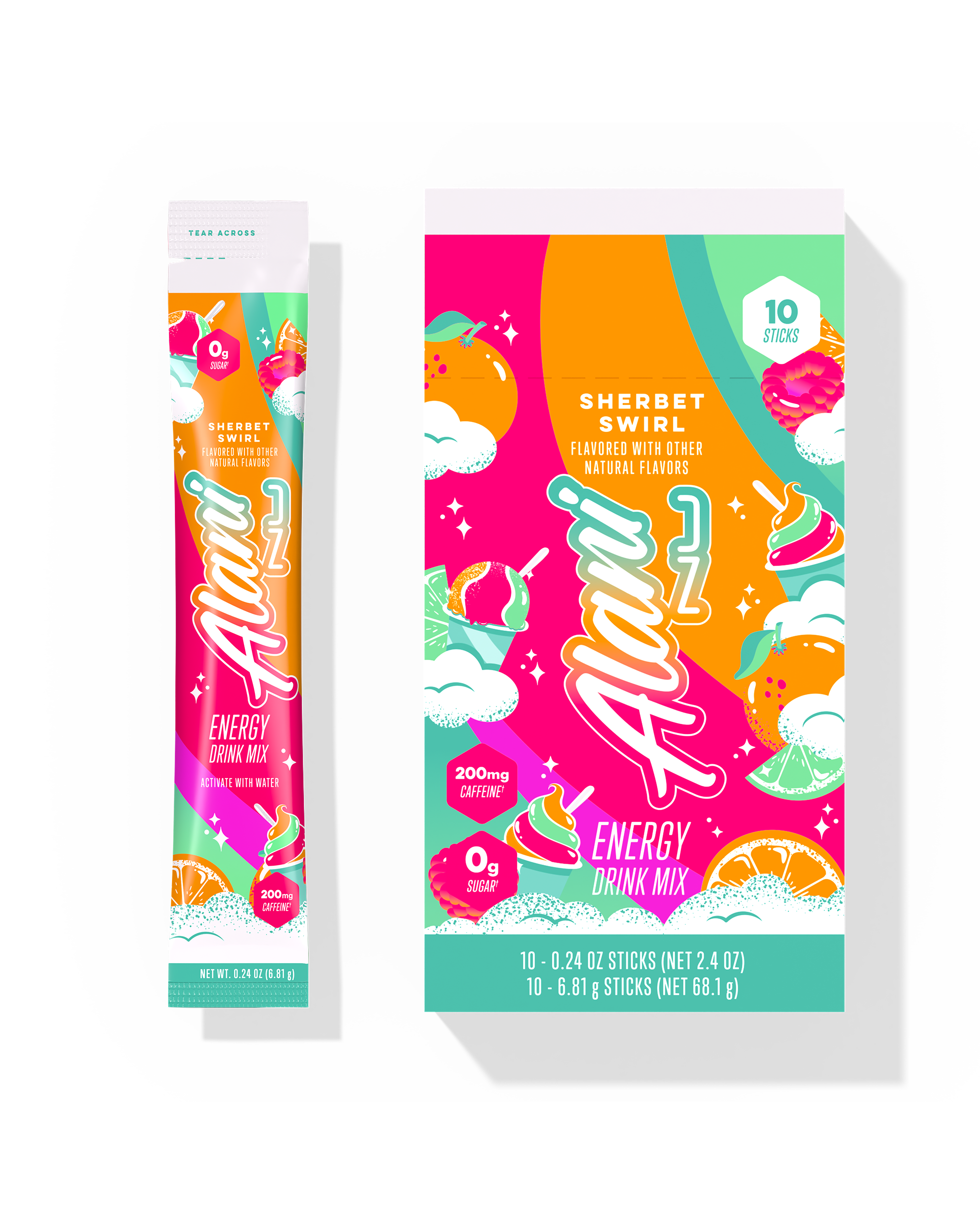 Energy Sticks - Sherbet Swirl (H2WP)