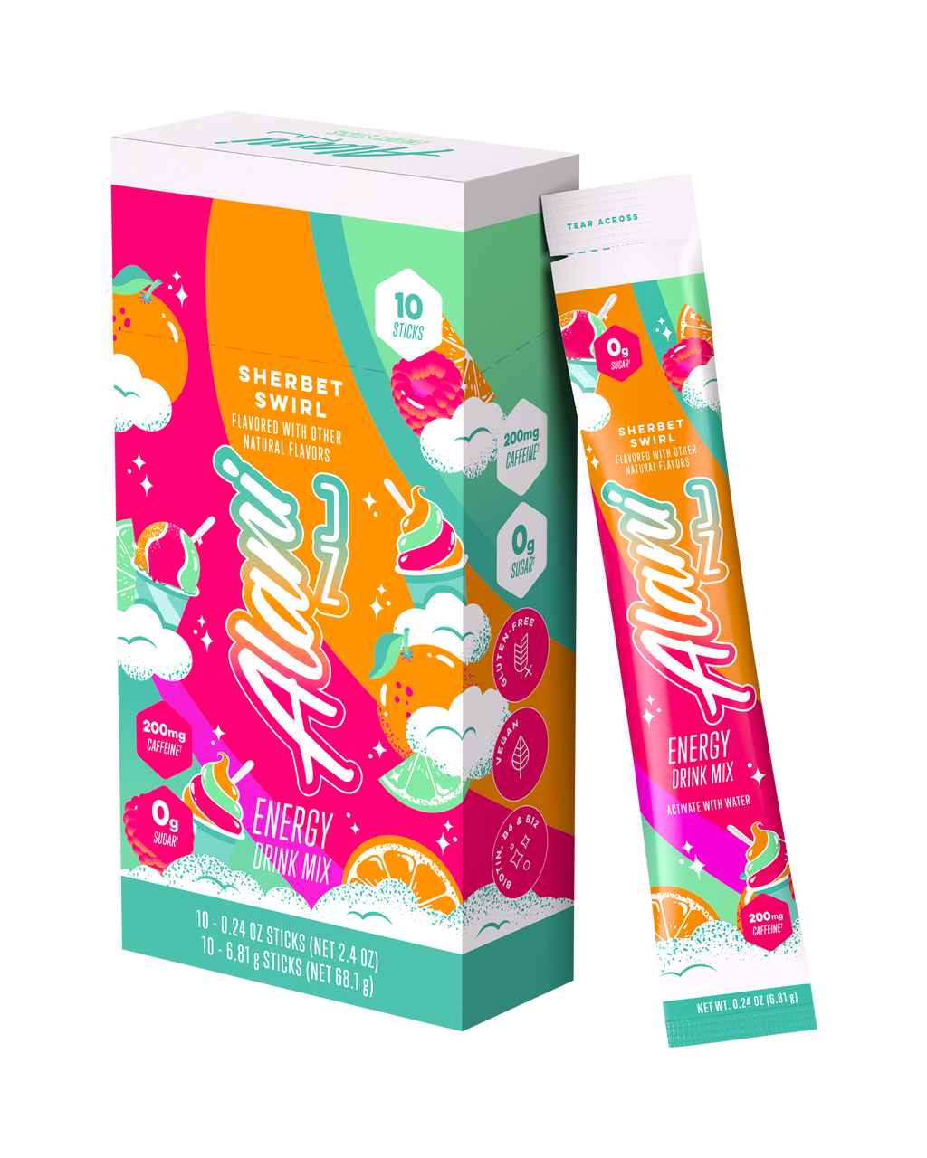 Energy Sticks - Sherbet Swirl (H2WP)