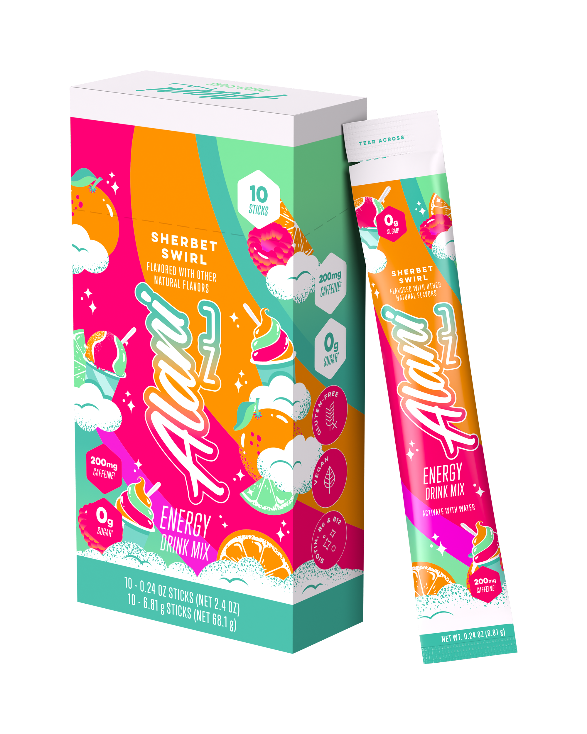 Energy Sticks - Sherbet Swirl (H2WP)