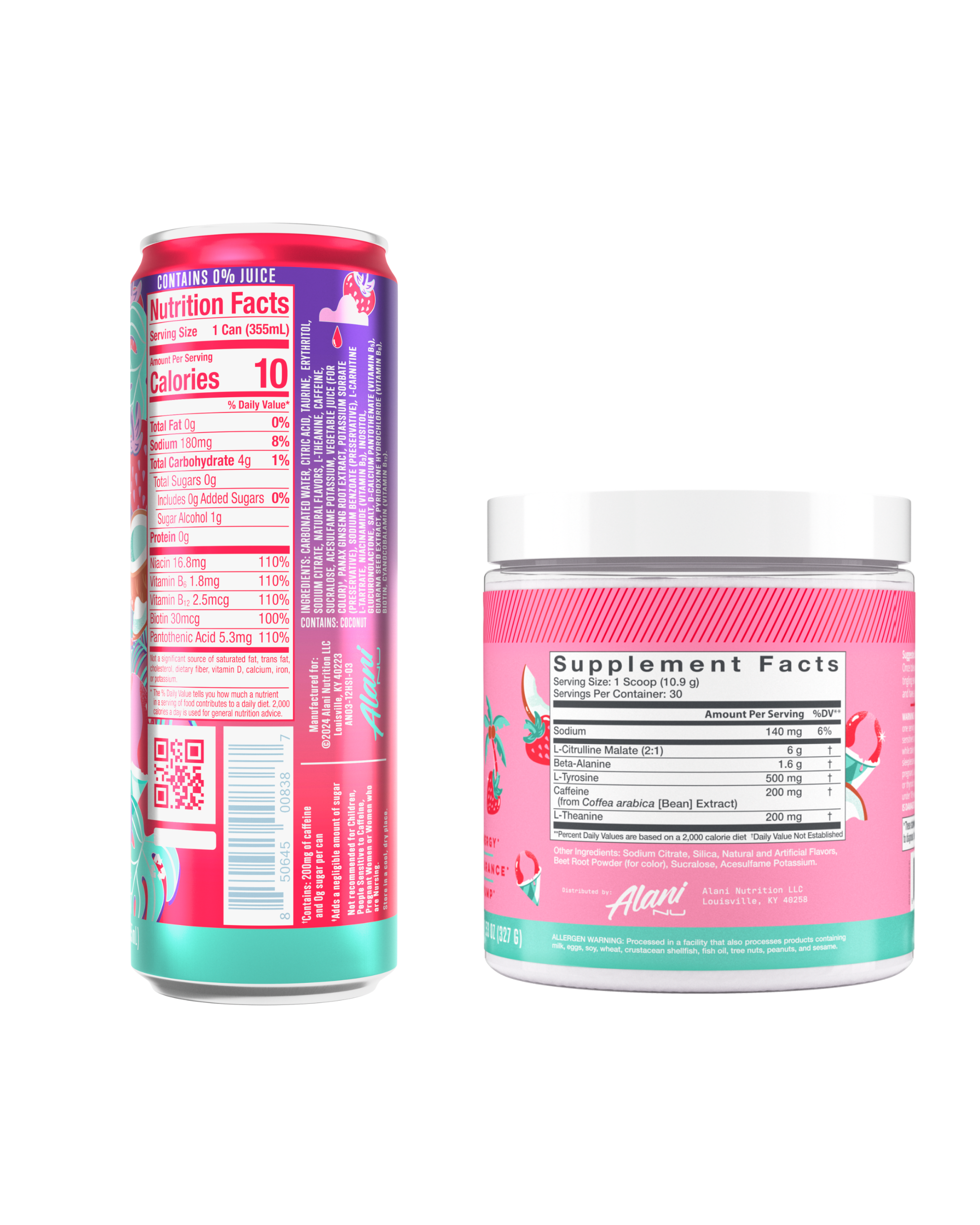 Energy Drink & Pre-Workout - Hawaiian Shaved Ice (JWOB)