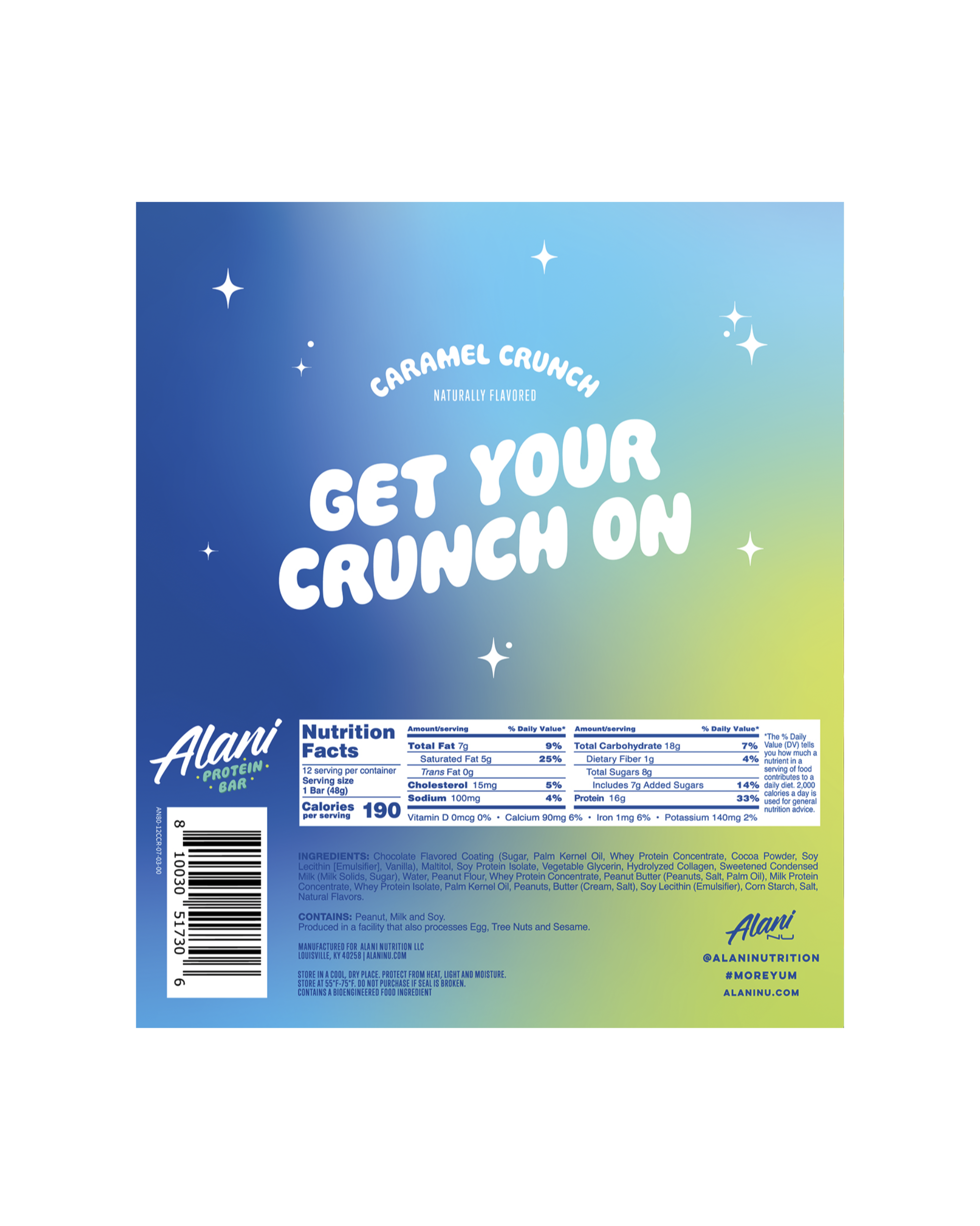 Protein Bar - Caramel Crunch (8HUG)